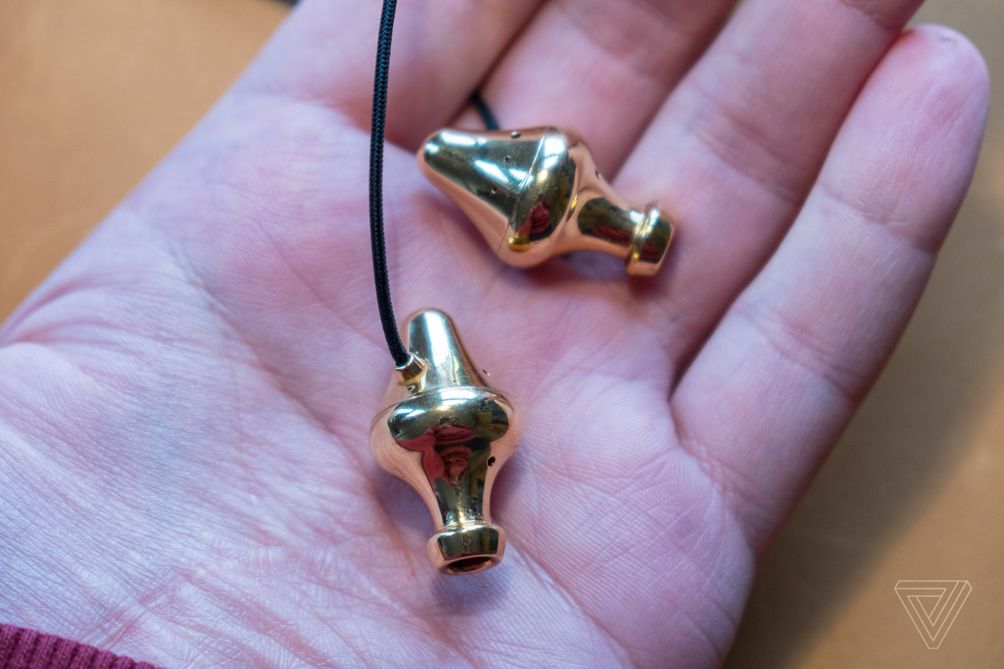 These golden headphones were crafted by a mad genius | The Verge
