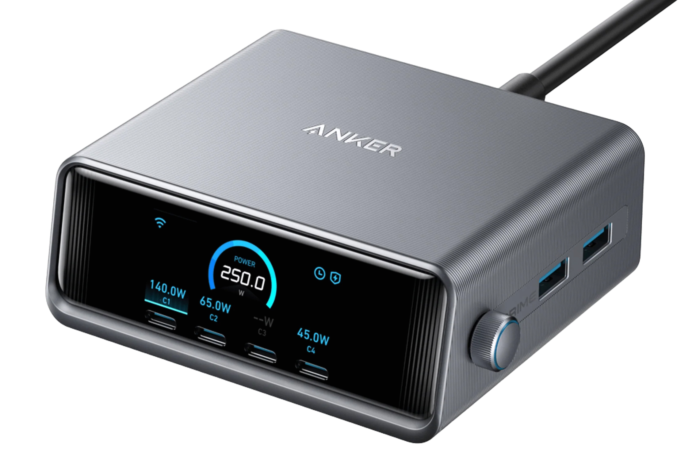 You can dial in the power output on Anker's new desktop charger