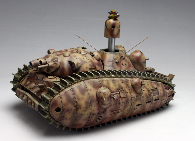 夢の多砲塔戦車 悪役1号 短砲身型はボックスアートも凄い! | プラッツ