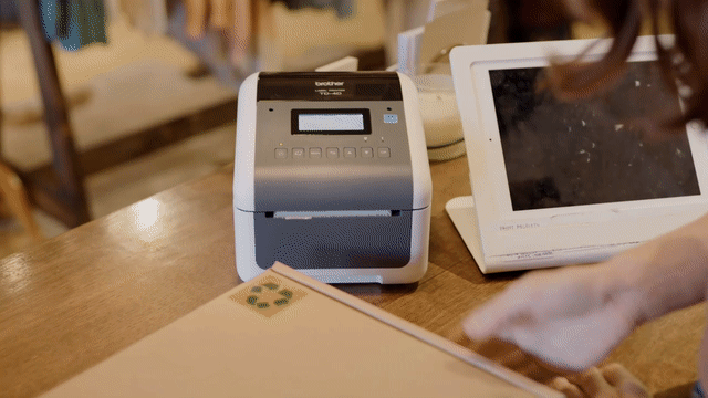 TD-4550DNWB 4-Inch Direct Thermal Desktop Printer | Wireless