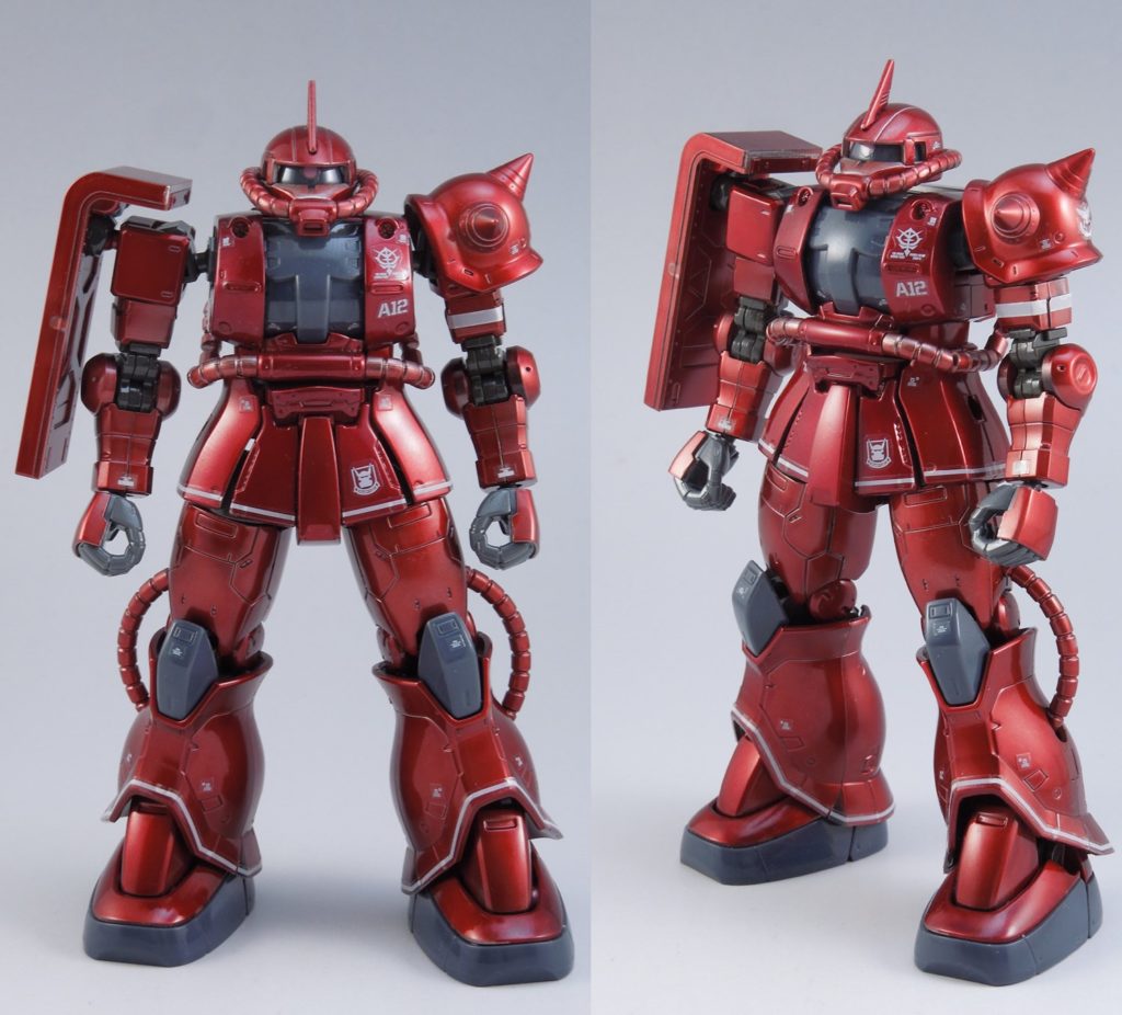 ガンプラ【HGOG シャア専用ザクⅡ 赤い彗星Ver．】レビューその②