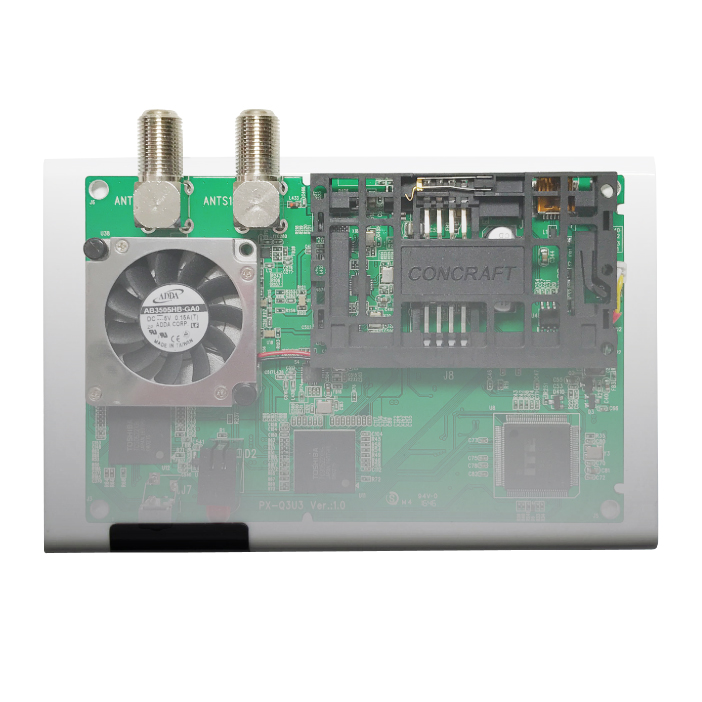 外付型 クアッドTVチューナー搭載 8ch 同時に視聴・録画できる TV