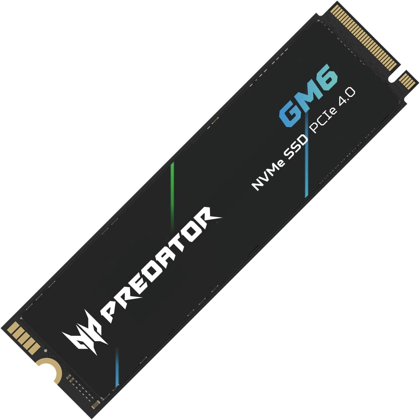 Predator GM6 PCIe Gen4 NVMe M.2 SSD - 2TB | PLE Computers