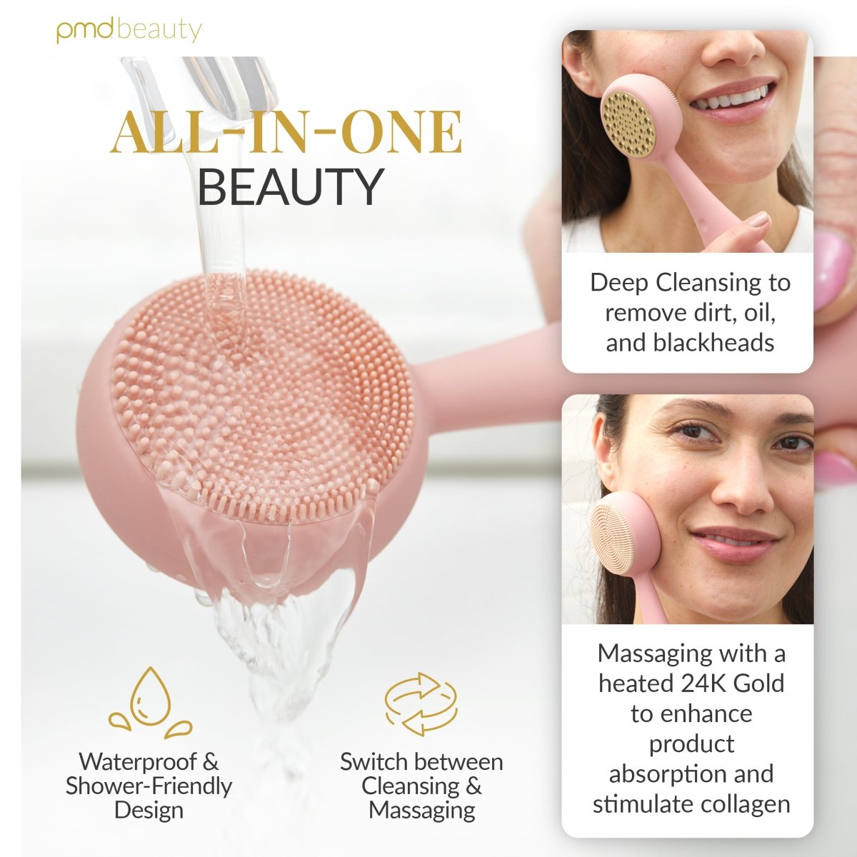 24K Gold Skin Care - PMD Clean Pro Gold | PMD Beauty