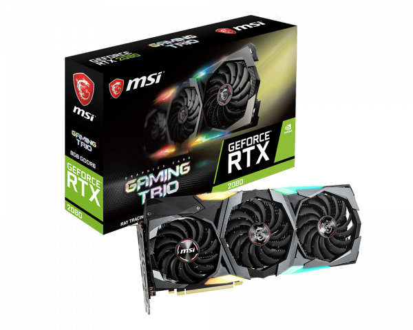 MSIから3連ファン搭載グラボ｢GeForce RTX 2080 GAMING TRIO｣発売