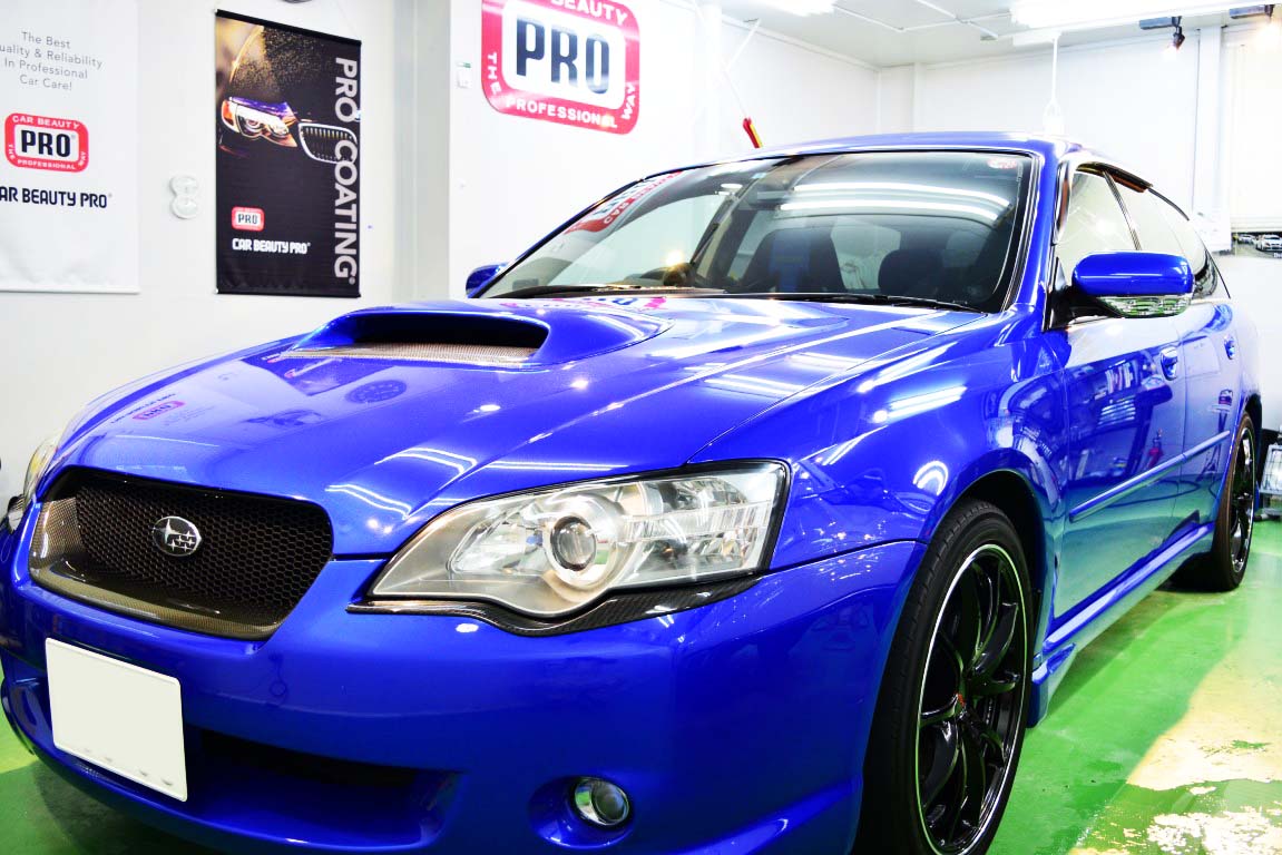 スバル・レガシィTW2.0GT（WRブルーマイカ） PCX-S8 進化系ガラス