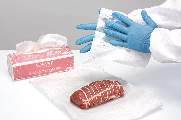 ソフネット ハンドタオル200 小判