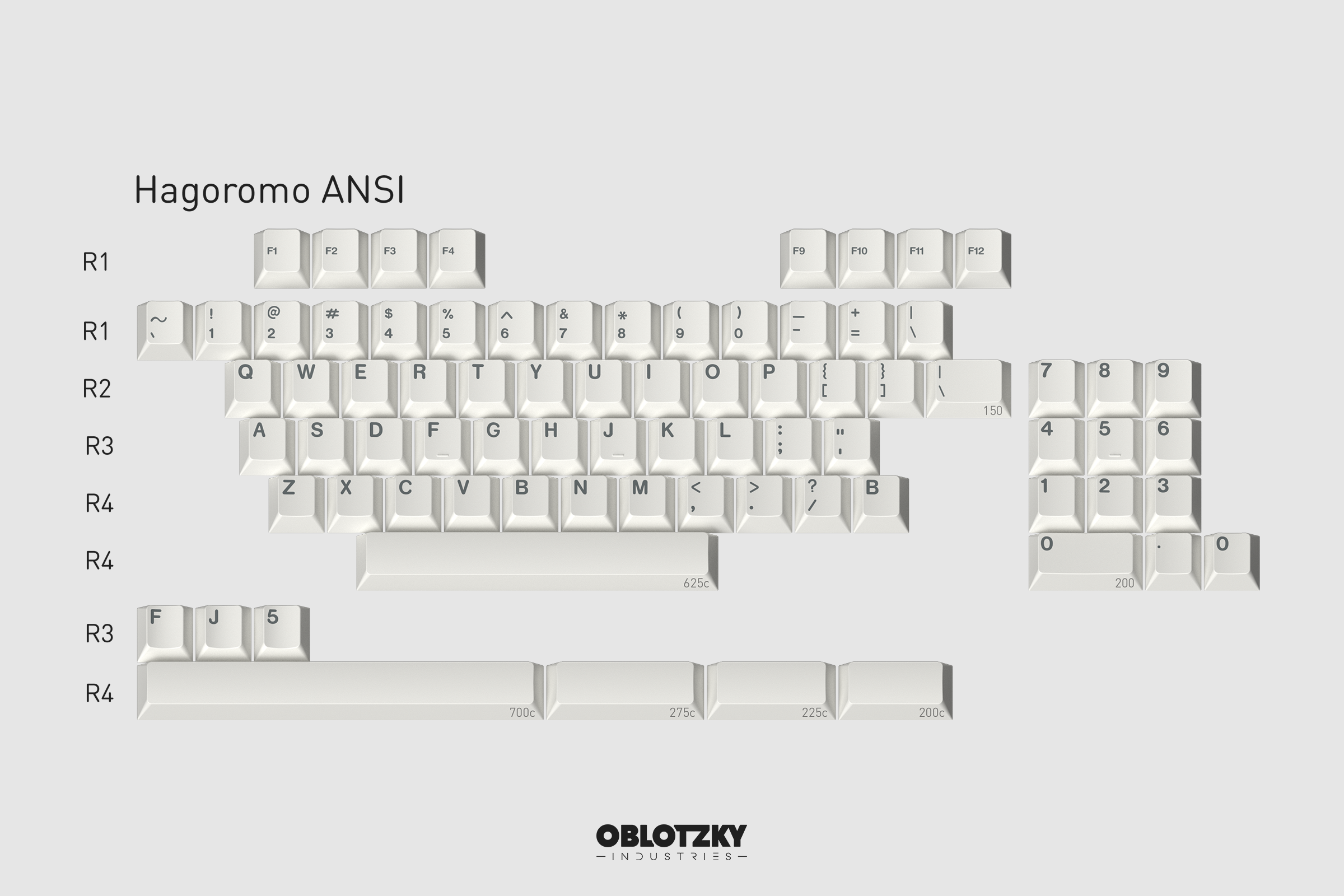 Pre-Order) GMK Oblivion Hagoromo ANSI / NorDe
