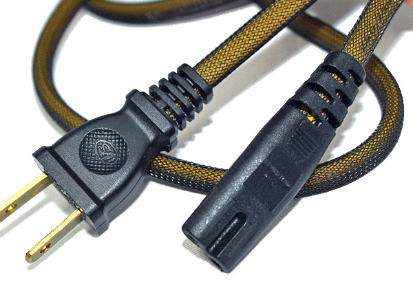 メガネ端子電源ケーブルは、両端非メッキが絶対条件！！