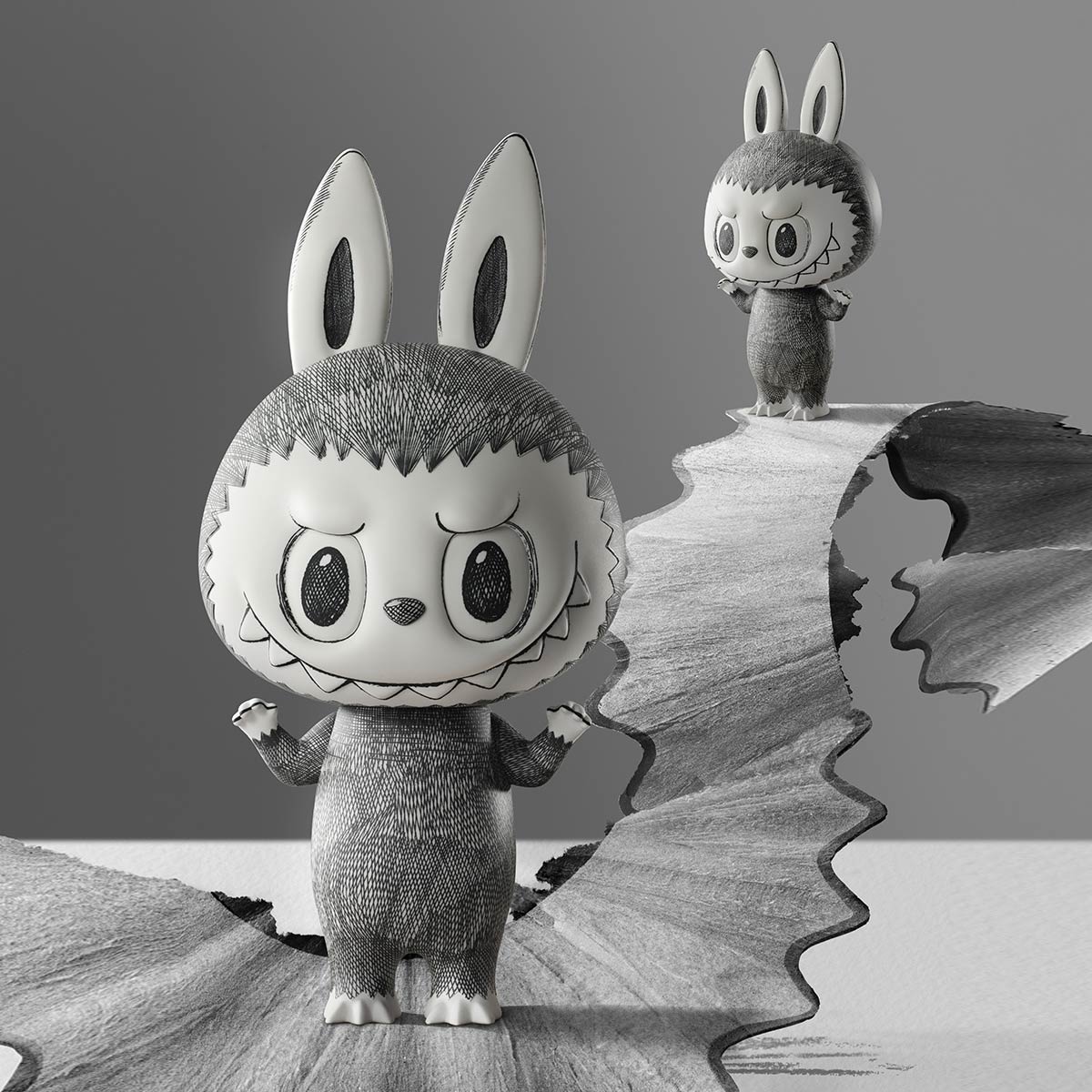 MEGA LABUBU 400% Sketch - POP MART (Japan)