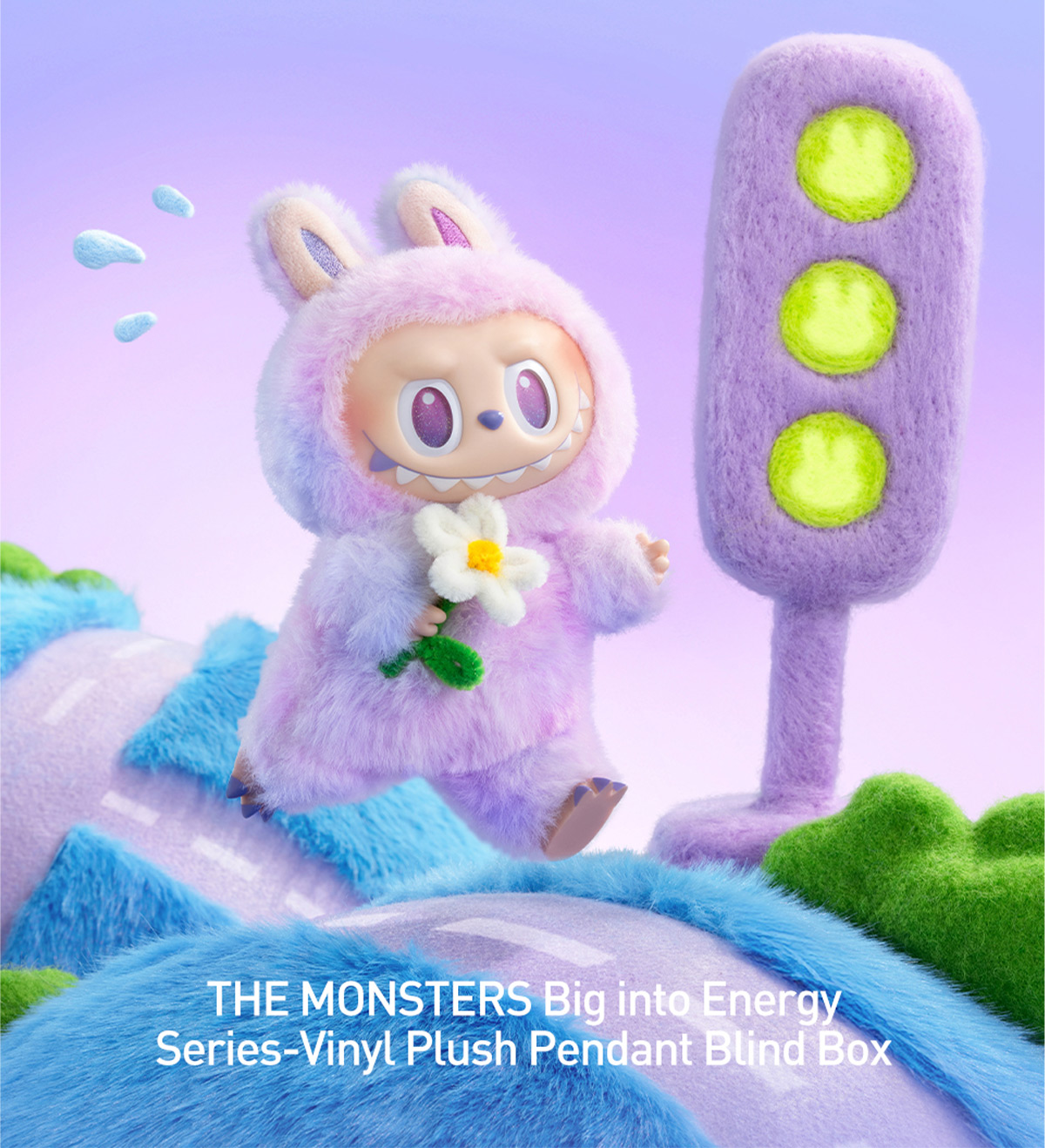 THE MONSTERS Big into Energy Series-Vinyl Plush Pendant Blind Box