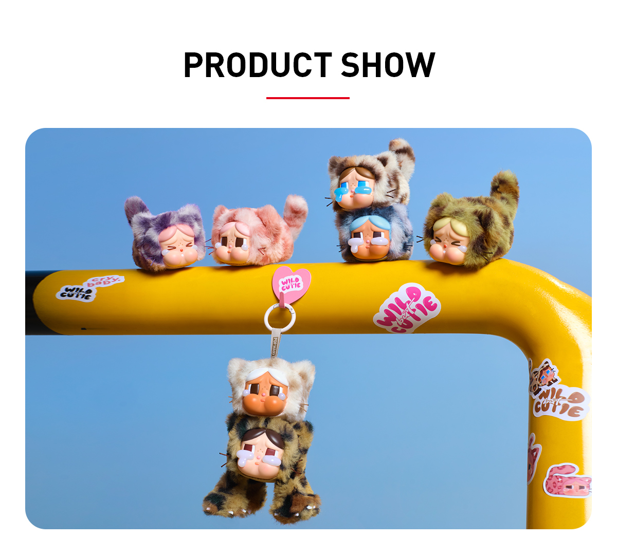 CRYBABY Wild but Cutie Series - Vinyl Plush Pendant Blind Box