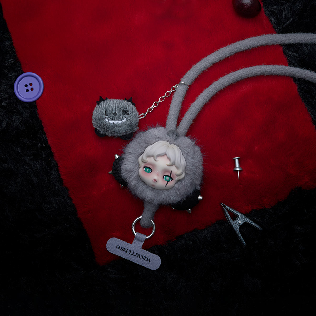 THE SOUND ロングモバイルフォンストラップ スカルパンダ2個set