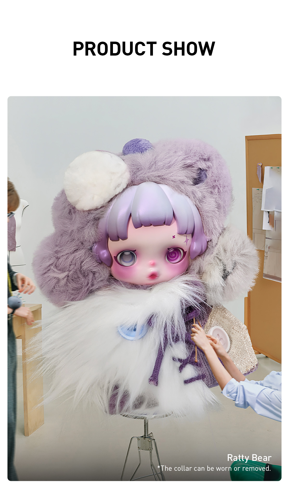 POP NOW:SKULLPANDA You Found Me! シリーズ ぬいぐるみペンダント