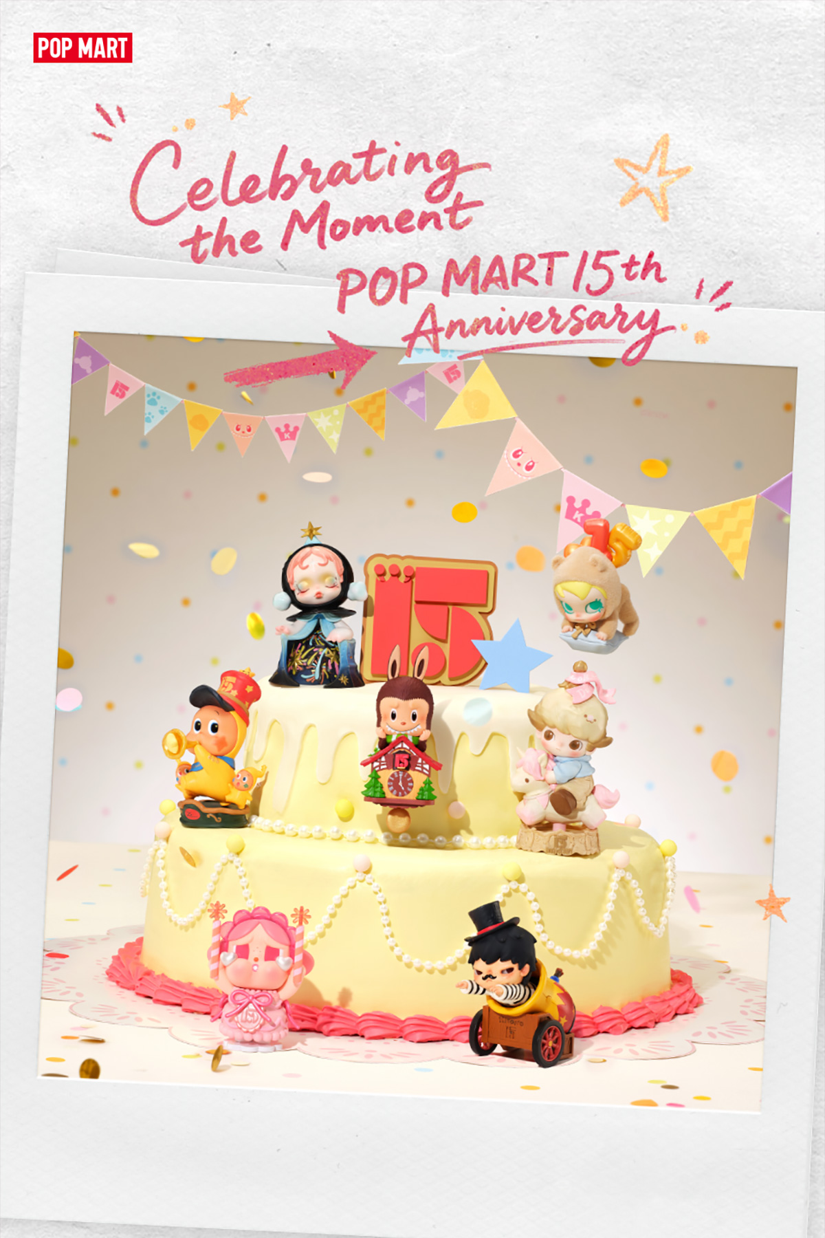 POP NOW:Celebrating the Moment POP MART 15th Anniversary Series