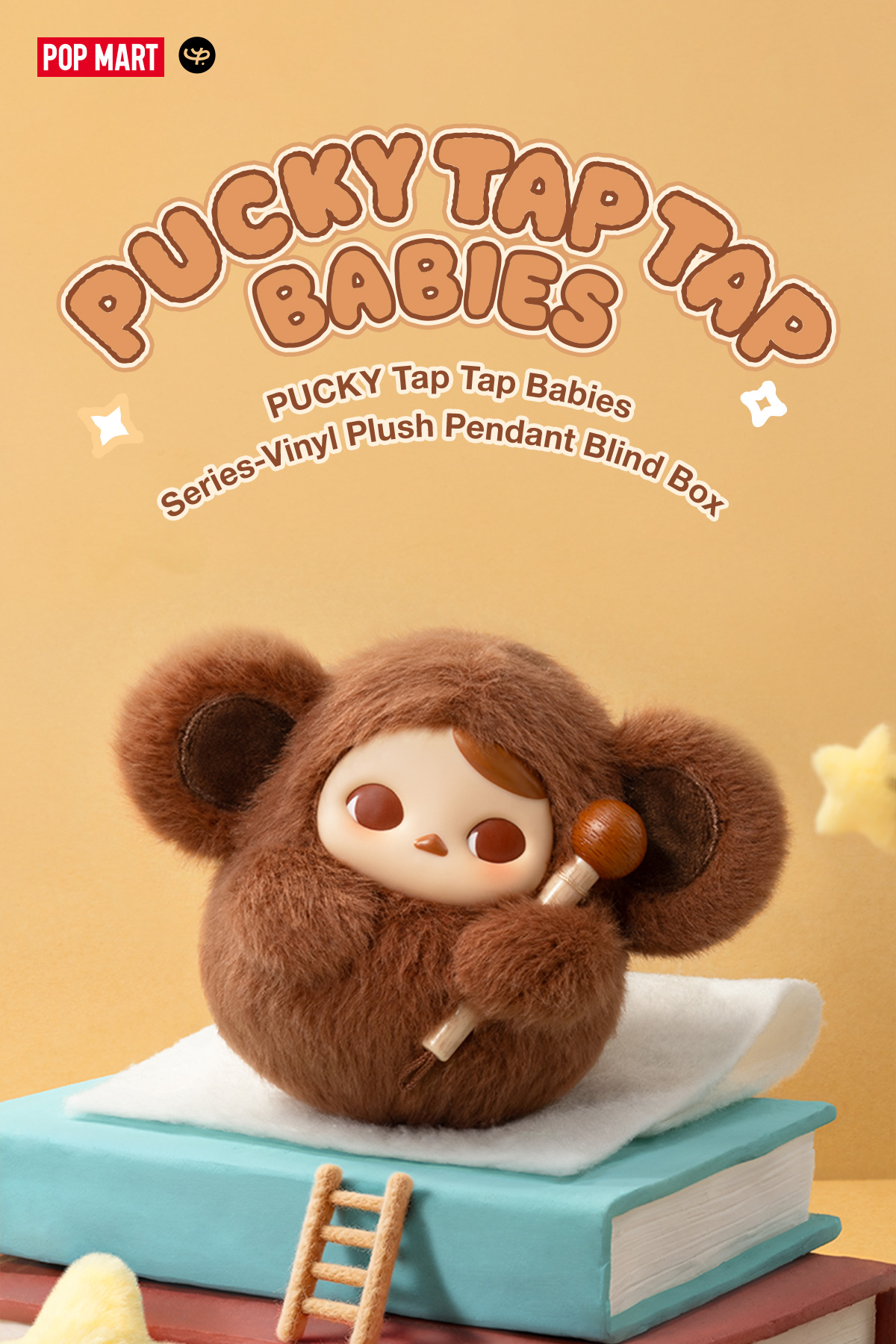 PUCKY Tap Tap Babies Series-Vinyl Plush Pendant Blind Box - POP