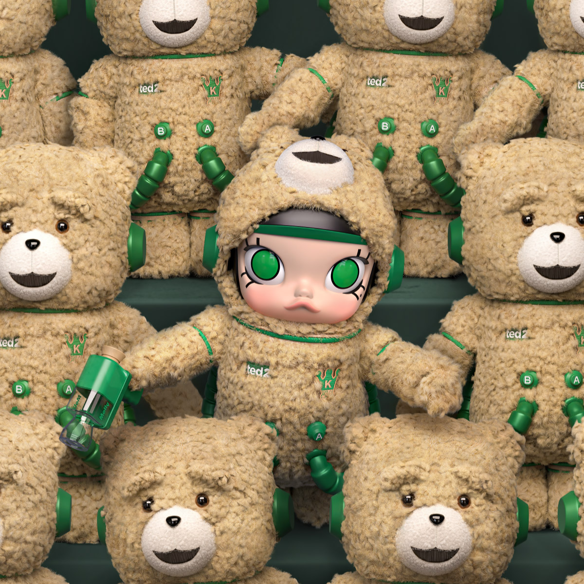 MEGA SPACE MOLLY 400% Ted 2 | MEGA Collection - POP MART (United
