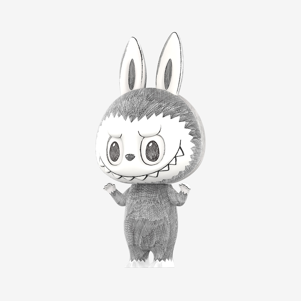 MEGA LABUBU 400% Sketch - POP MART (United States)