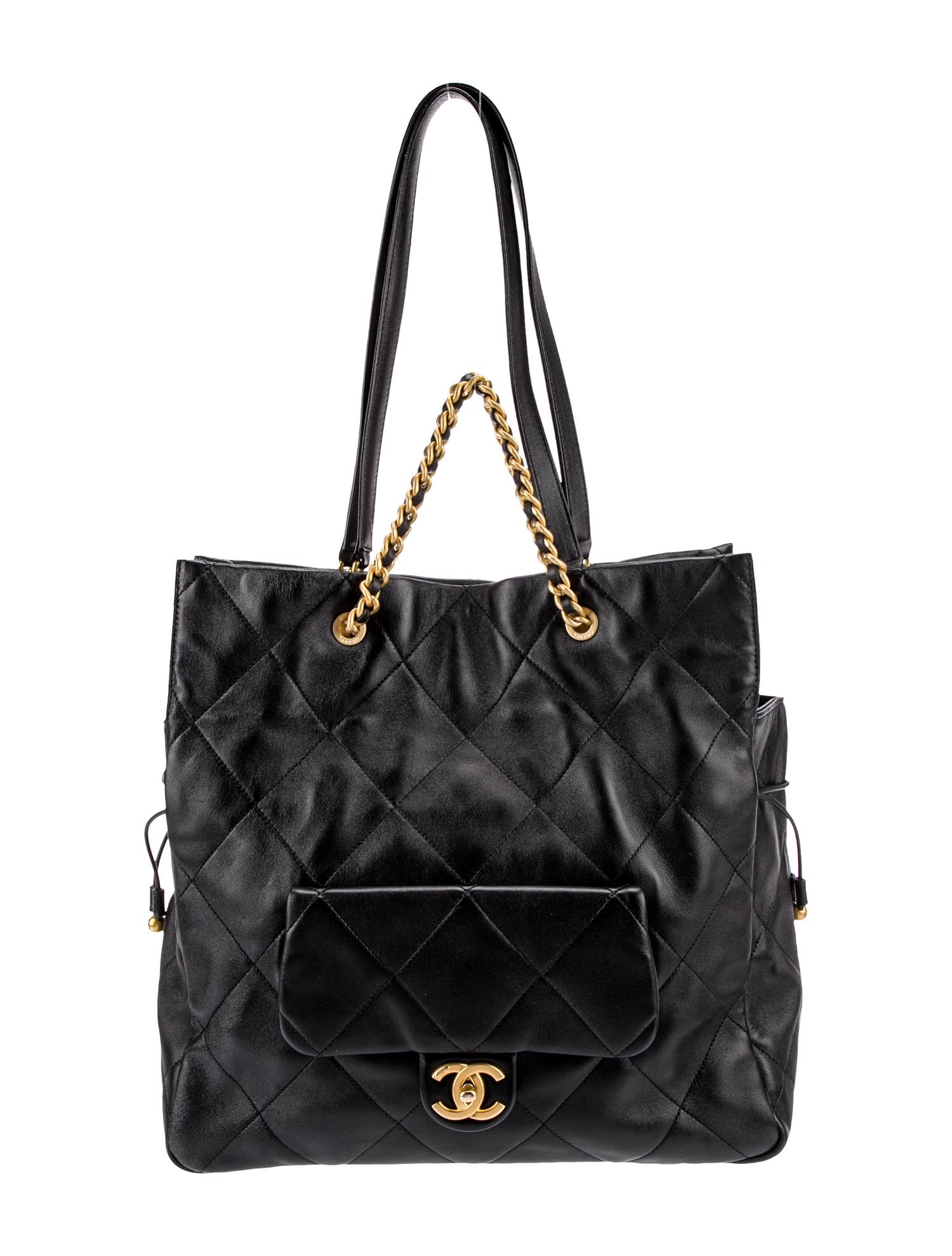 Chanel 2025 CC Shopping Bag - Black Totes, Handbags - CHA1178278