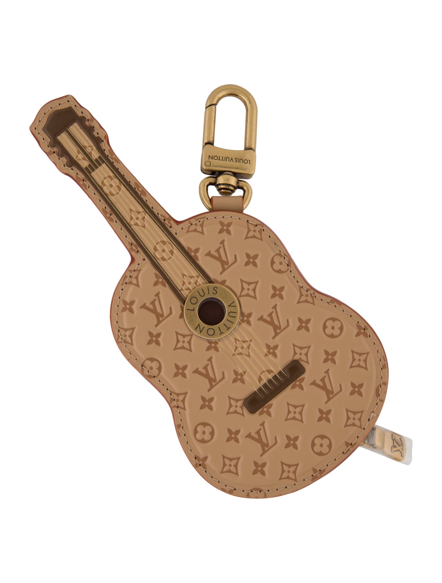 Louis Vuitton Guitar Pouch Bag Charm - Neutrals Keychains