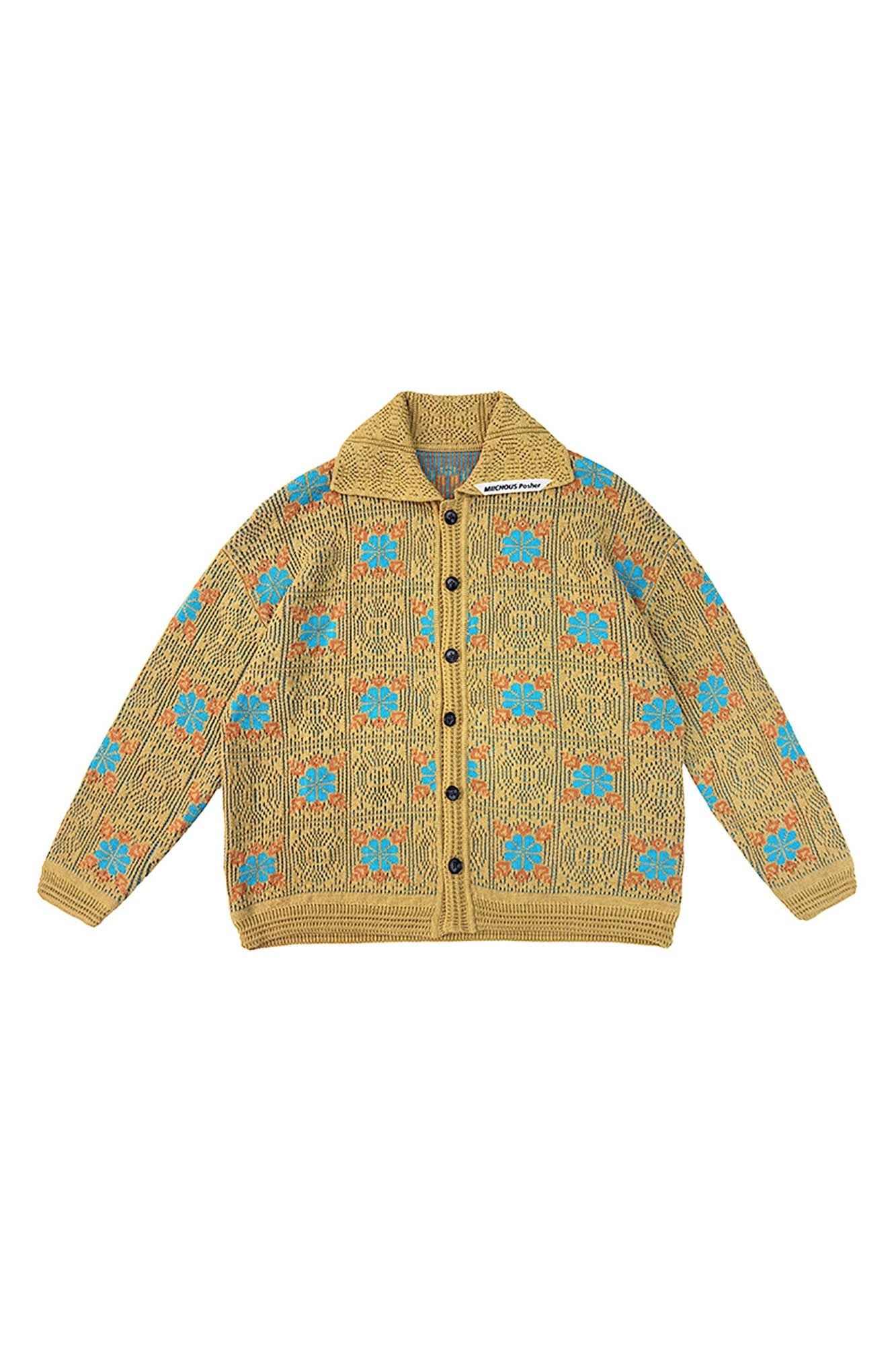 MIICHOUS Edelweiss Knit Button-Up Cardigan