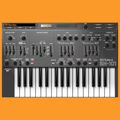 Roland「SH-101」当時の複雑なシンセに比べて基本的なモノフォニック