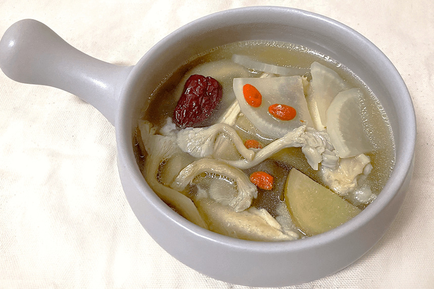 たもぎ茸入り薬膳スープ | 【公式】プロラボファーム