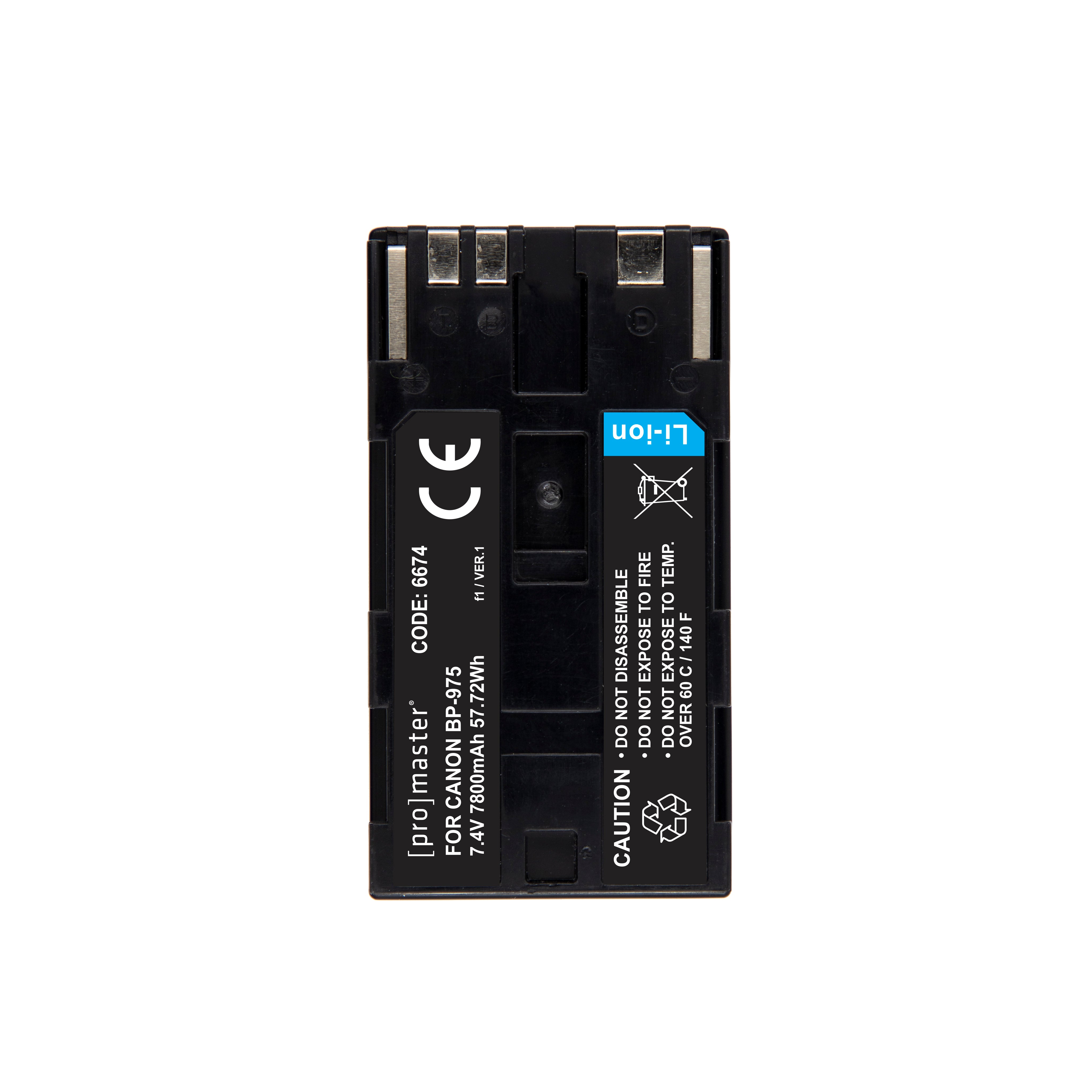 Li-ion Battery for Canon BP-975 – ProMaster