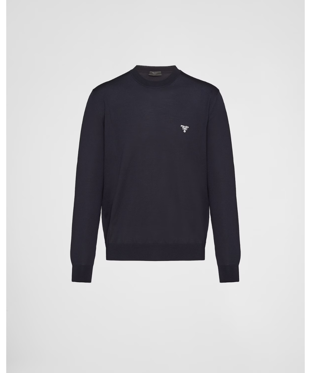 PRADA/プラダ_Men通販 | ウールxカシミヤ クルーネック セーター【送料