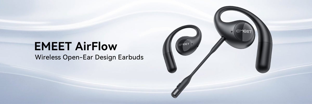 オープンイヤー型イヤホン「AirFlow」EMEET新作製品を発表 | 深セン壹