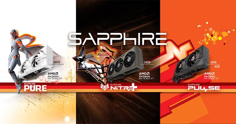 AMD RADEON™ RX 9060 XT グラフィックスを搭載するSAPPHIRE社製