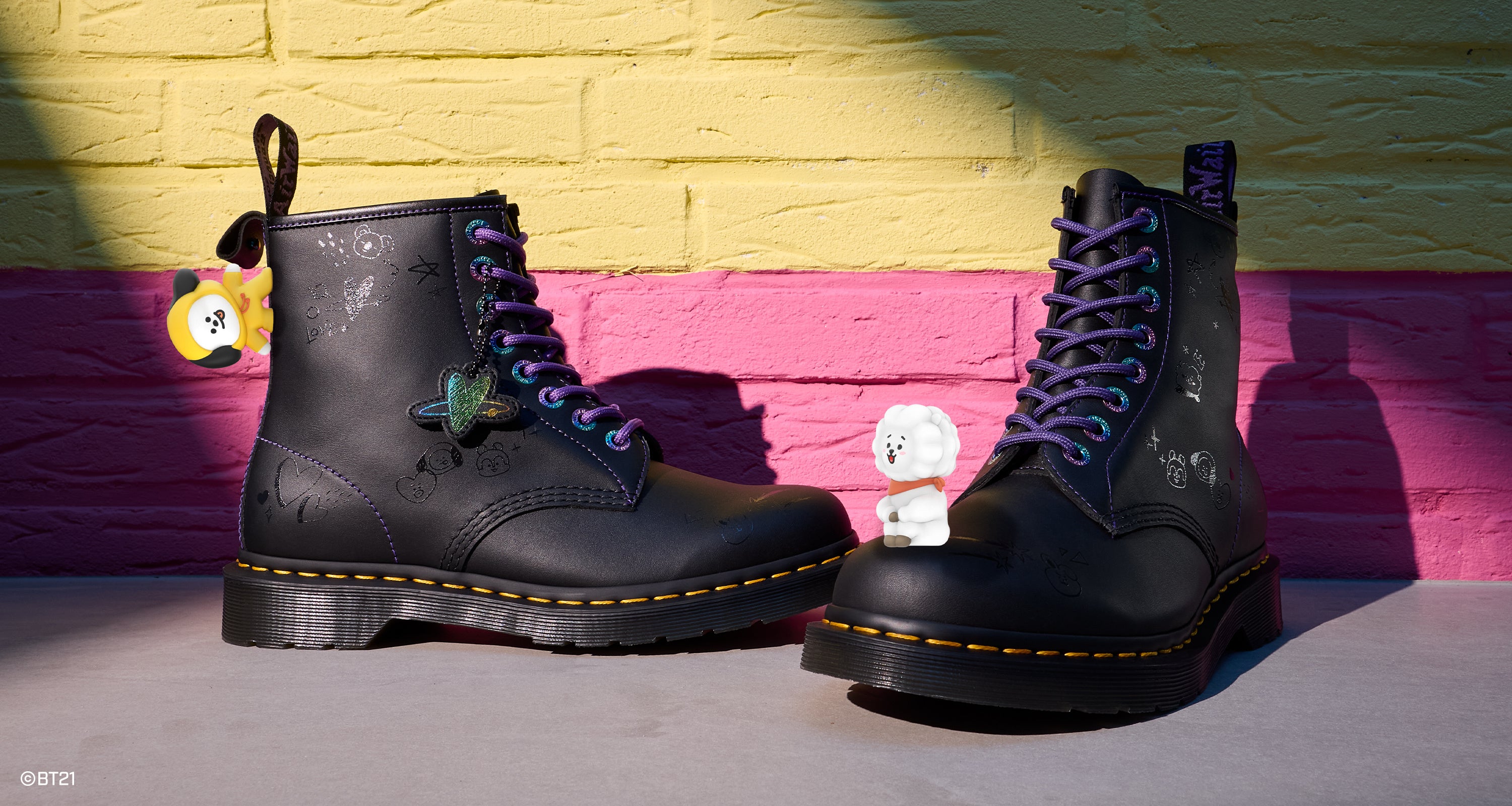 Dr. Martens x BT21 第2弾となる コラボレーションが2/27(木)より発売