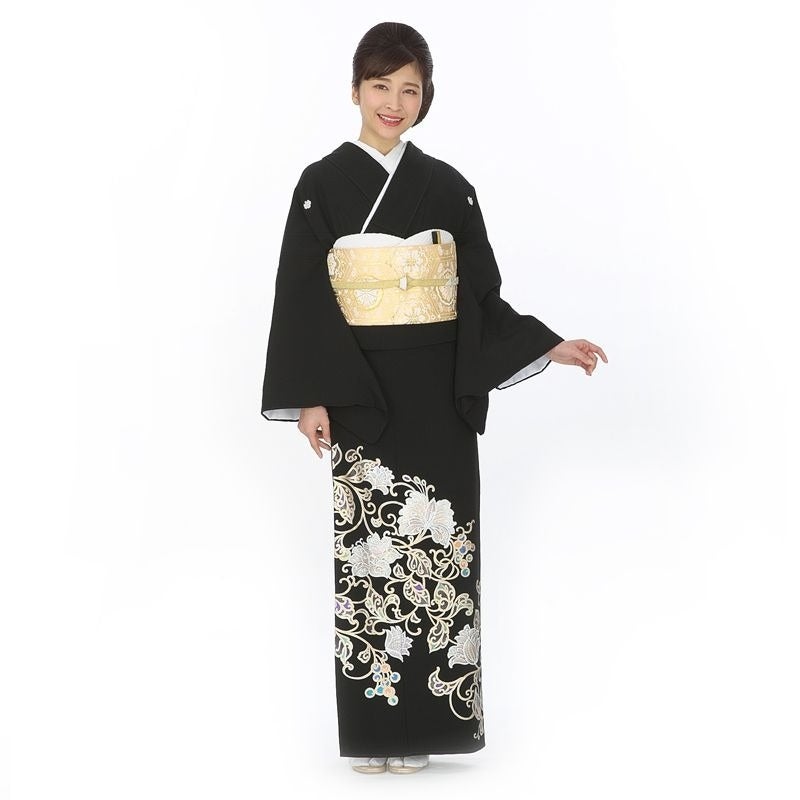 匠・和田光正の金彩友禅 黒留袖を新入荷｜春婚・叙勲式に選ばれる“光を