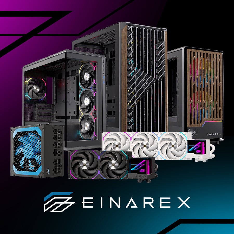 新PCパーツブランド「EINAREX」登場。はじめての“自作PC”でも、部屋に