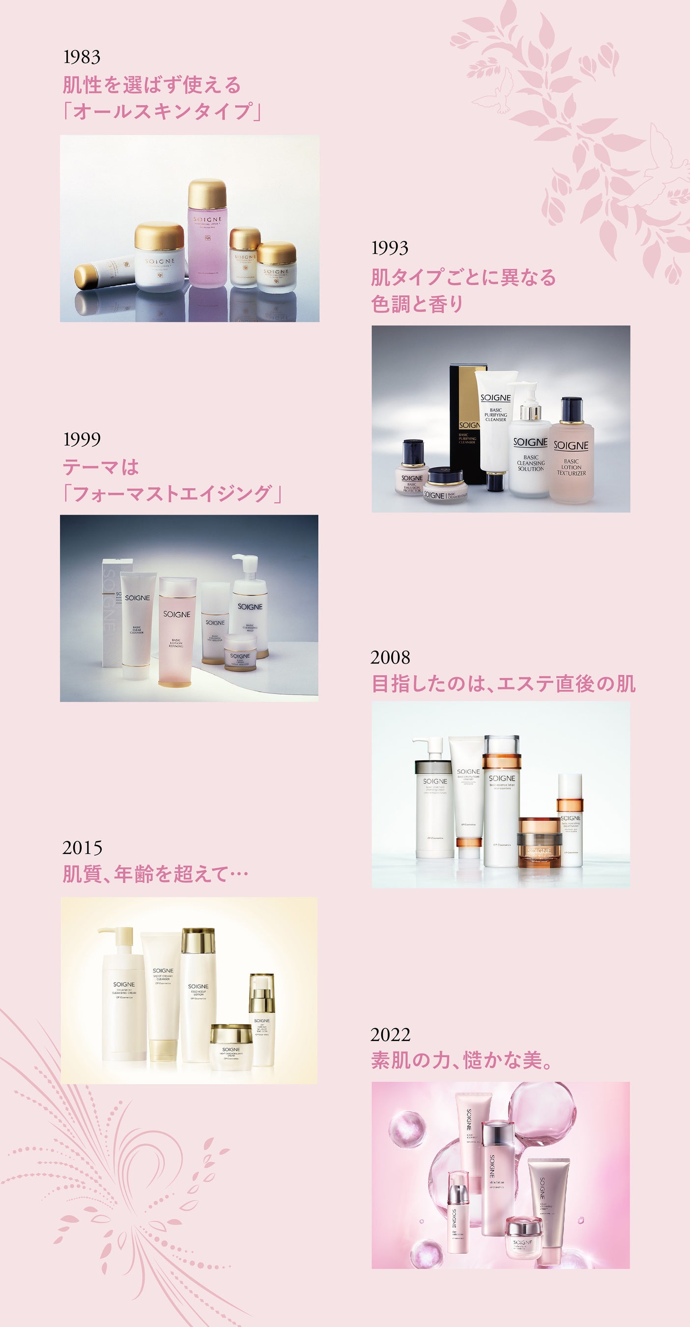 ブランド誕生40周年を迎えた「ソワーニュ」は、数量限定デザイン