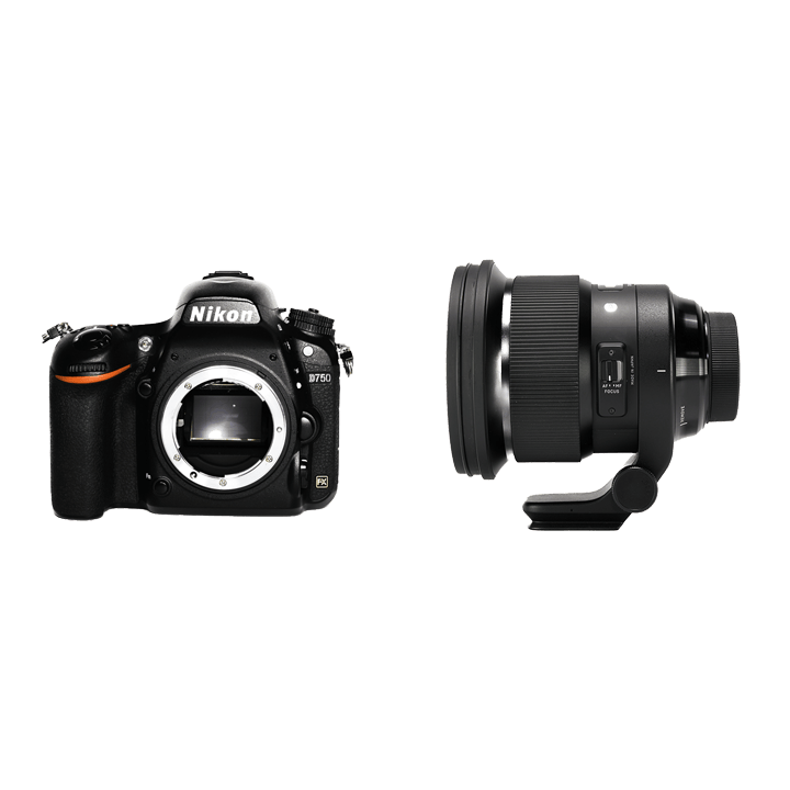 レンタル - Nikon ポートレートにオススメ！中望遠レンズセット D750