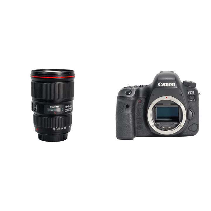 レンタル - Canon 風景撮影にオススメ F4通し広角ズームレンズセット