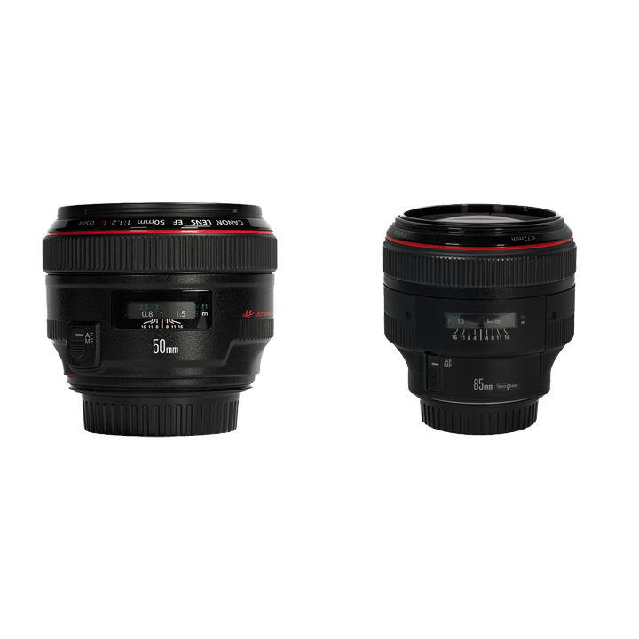 レンタル - Canon 超大口径F1.2レンズセット(EFマウント) EF50mm F1.2L