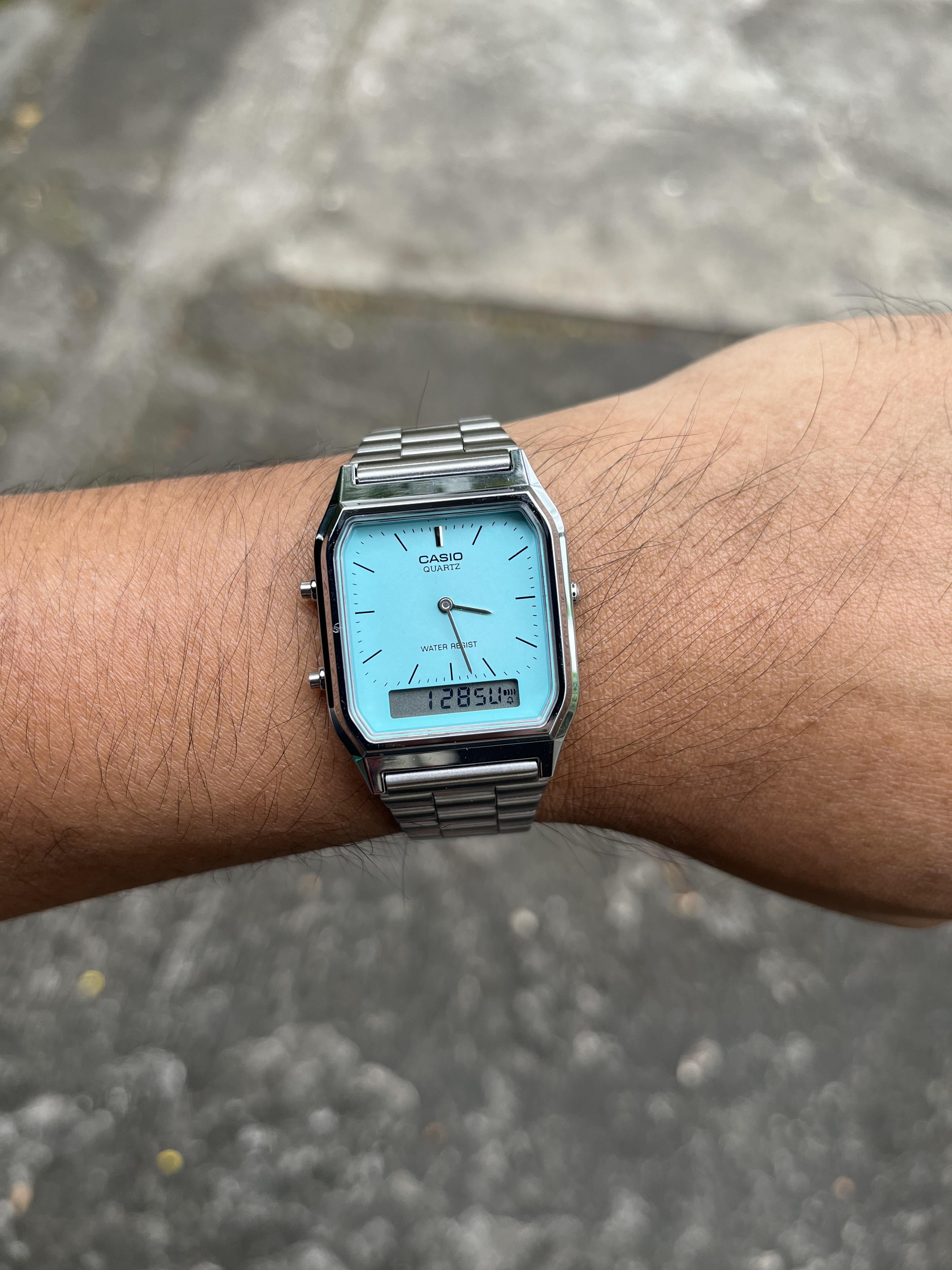 ティファニーブルーのCasio AQ-230A : r/casio