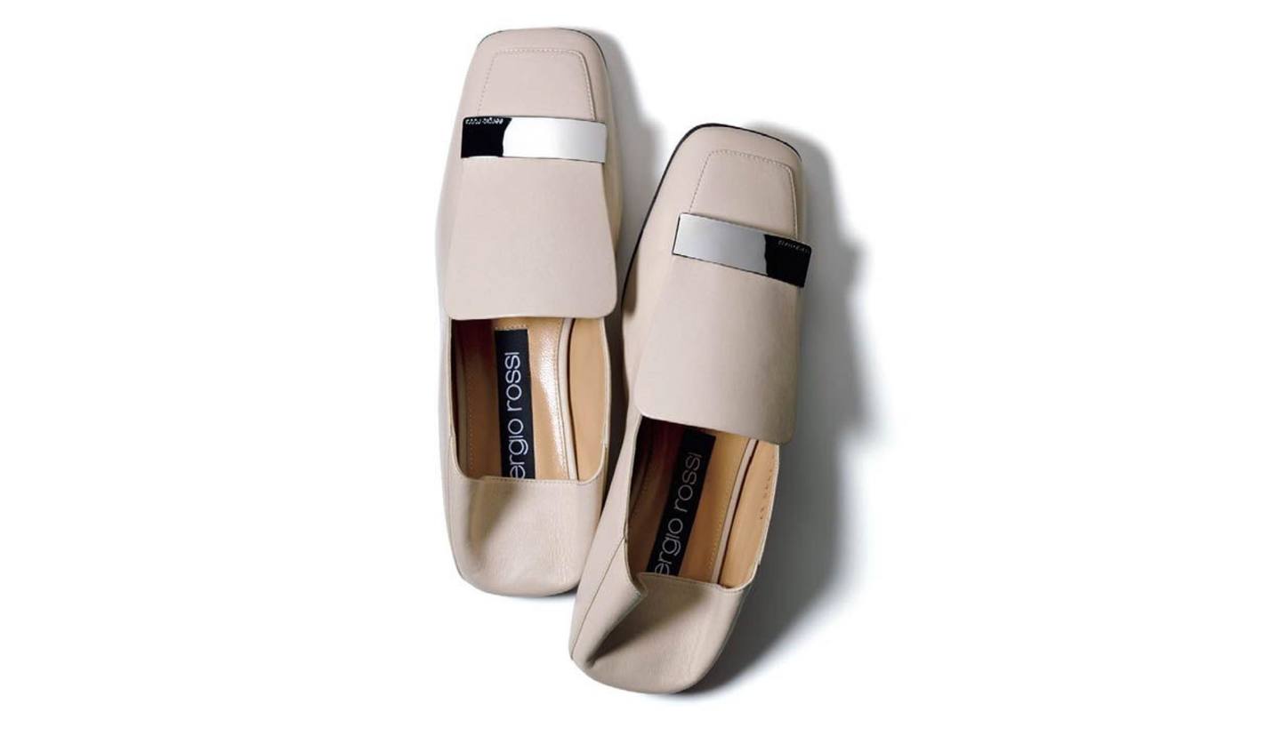 セルジオ ロッシのスリッパシューズ「エスアールワン スリッパ