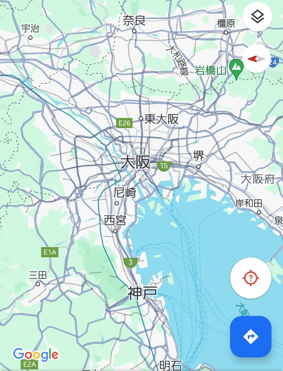 大阪を90度回転させると……？ 阪神エリアが“違う場所に見える”という