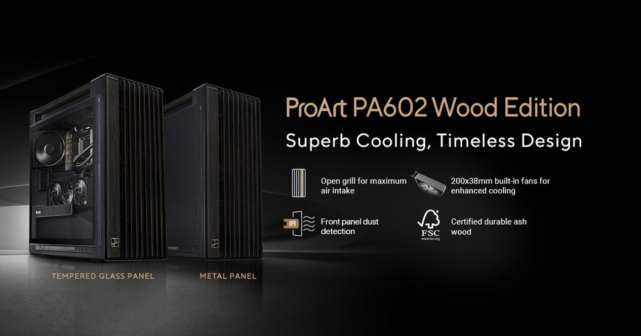 ASUS Introduces ProArt PA602 Wood Edition Chassis | ASUS Pressroom