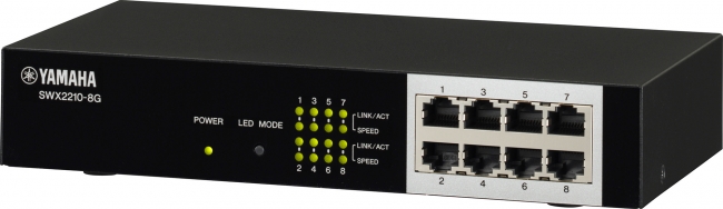 ヤマハ スマートL2スイッチ 『SWX2210-8G』『SWX2210-16G』『SWX2210
