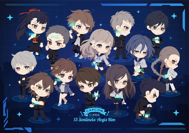 カプコンカフェ イオンレイクタウン店『十三機兵防衛圏』コラボ