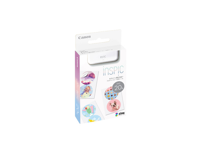 ミニフォトプリンター「iNSPiC」の消耗品新製品を発売 名入れサービス
