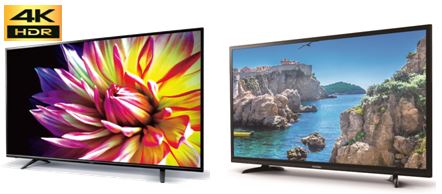 アイリスオーヤマ 黒物家電事業に新規参入 4K・HDR対応(※)液晶テレビ