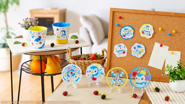 ポケモンのポッチャマのオリジナルグッズで、おやつタイムを楽しもう
