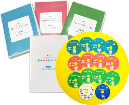 子供をバイリンガルに育てる、小学生向け英会話教材「ハッピー
