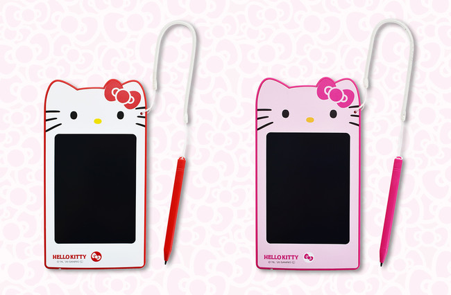 紙を使わないエコで便利なメモ帳「ハローキティ電子メモタブレット」新