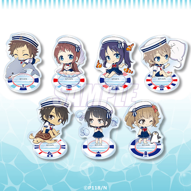 凪のあすから」オンラインくじが登場！ マリンコーデで夏らしい描き